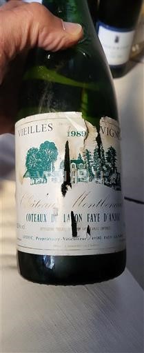 Loiren laakso Määrittelemätön Château Montgueret Vieilles Vignes 1989