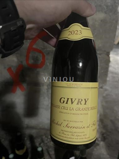 Bourgondië Givry Premier Cru Michel Sarrazin et Fils Premier Cru La Grande Berge 2023
