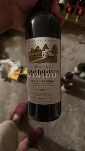 Bordéus Pessac-Léognan Domaine Grandmaison 2015
