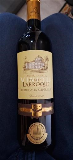 Bordeaux Bordeaux Supérieur Château Larroque 2018