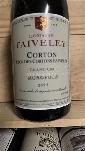 Bourgogne Corton Grand Cru Domaine Faiveley Clos des Cortons Faiveley 2023
