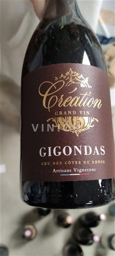 Thung lũng Rhône Gigondas Artisans Vignerons Création Grand Vin 2022