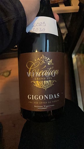 Rhône Valley Gigondas Artisans Vignerons Création Grand Vin 2022