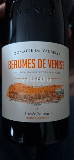 Vallée du Rhône Beaumes de Venise Domaine Vaubelle Sourias 2024