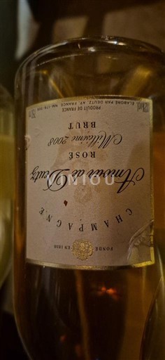 Champagne Amour de Deutz Rosé Millésimé 2008