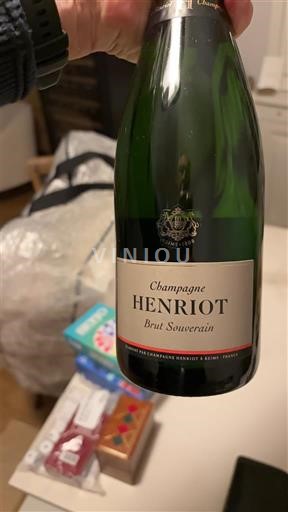 Champaña Champán Henriot Brut Souverain Sin añada