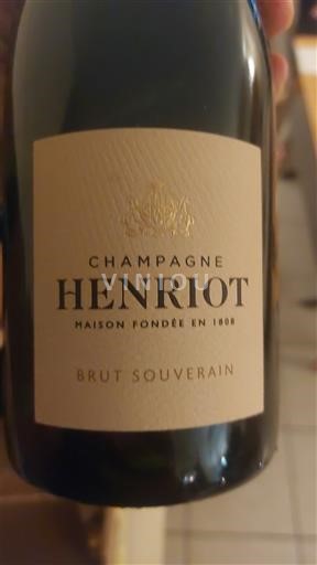 Champagne Henriot Brut Souverain Icke årgångsbetecknad