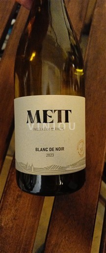 Rheinhessen Weingut Mett Weidenbach Blanc de Noir 2023