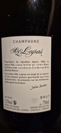 Champagne R&L Legras Niet-geïntegreerd