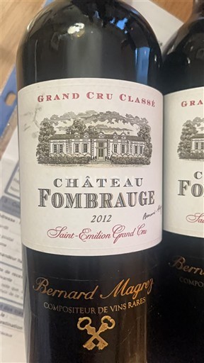 Bordeaux Saint-Émilion Grand Cru Grand Cru Château Fombrauge 2012