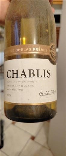 Borgonha Chablis Domaine Di-Blas Frères 2016