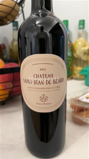 Bordeaux Saint-Émilion Grand Cru Grand Cru Château Saint Jean de Beard Tradition 2022