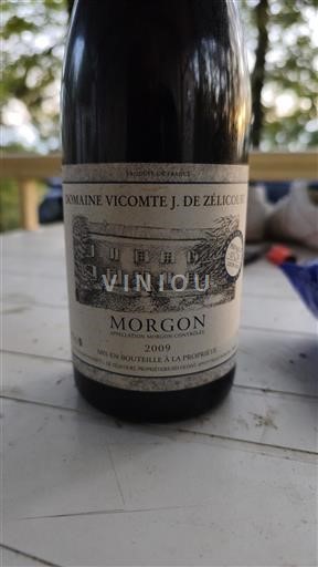 Beaujolais Morgon Domaine Vicomte J. de Zelicourt 2009