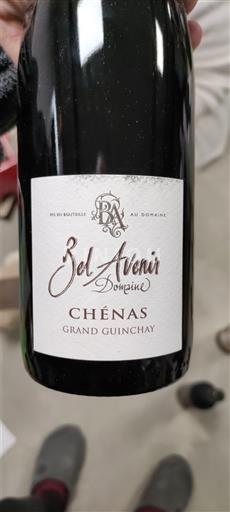 Beaujolais Chénas Domaine Bel Avenir Grand Guinchay 2020