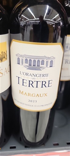 Bordeaux Margaux L'Orangerie du Tertre 2023