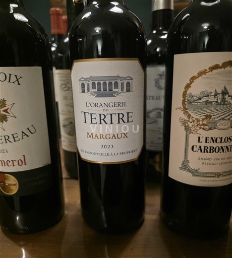 Bordeaux Margaux L'Orangerie du Tertre 2023