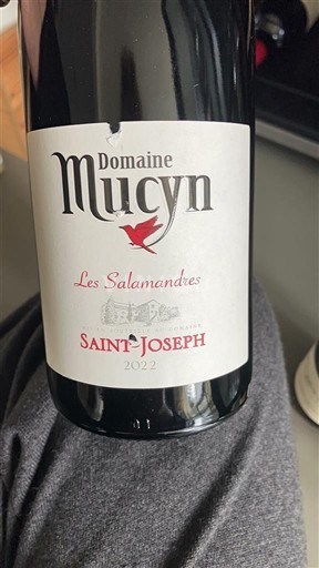 Rhônedalen Saint-Joseph Domaine Mucyn Les Salamandres 2022