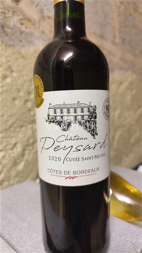 Bordeaux Côtes-de-Bordeaux Château Peysard Saint-Michel 2020