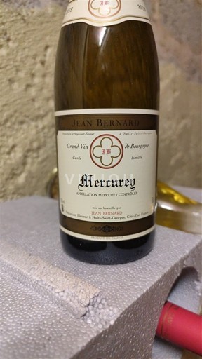 Bourgogne Mercurey Jean Bernard Non Millésimé
