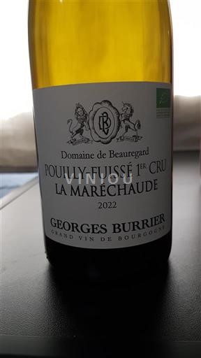Bourgogne Pouilly-fuissé Premier Cru Domaine Beauregard La Maréchaude 2022
