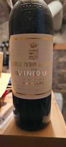 Bordeaux Pauillac Grand Cru Château Pichon Longueville Comtesse de Lalande 2004