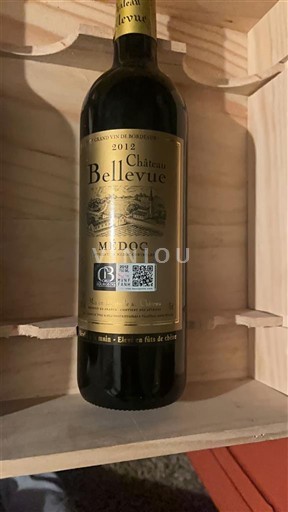 Bordeaux Médoc Château Bellevue 2012