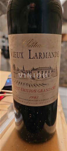 Bordeaux Saint-Émilion Grand Cru Château Vieux Larmande 1995
