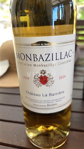 Jugozahod Monbazillac Château La Barrière 2024