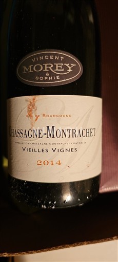 Borgonha Chassagne-Montrachet Vincent & Sophie Morey Vieilles Vignes 2014