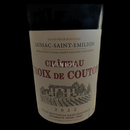Burdeos Blaye-Côtes de Burdeos Château Croix de Couton 2022