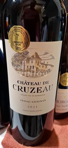 Bordéus Pessac-Léognan Château Cruzeau 2021