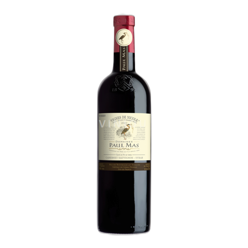 Vin Rouge sec Vignes de Nicole Domaine Paul Mas / de Nicole 2024 France Languedoc et Roussillon Pays d'oc IGP