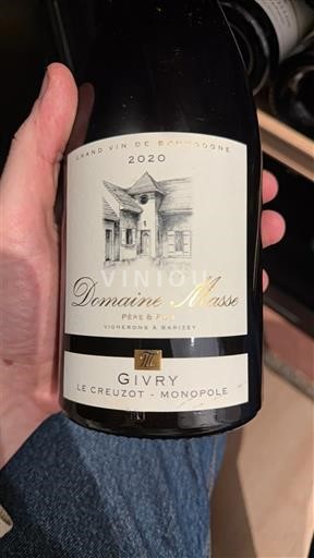 Bourgondië Givry Domaine Masse Le Creuzot - Monopole 2020