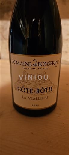Rhônen laakso Côte-rôtie Domaine Bonserine La Viallière 2022