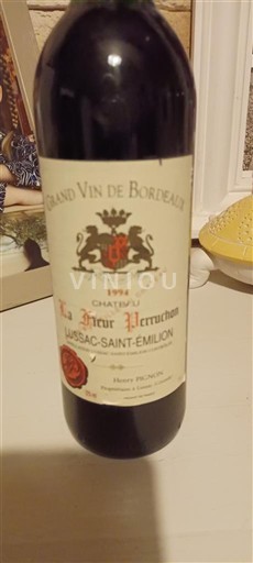 Bordeaux Lussac-saint-émilion Château La Fleur Perruchon 1994