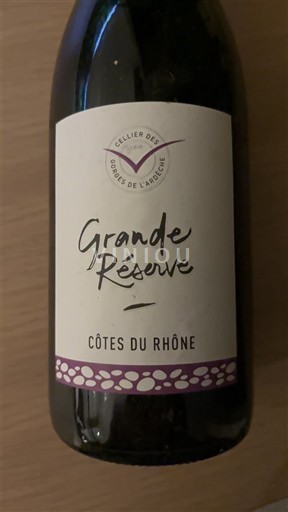 Vale do Ródano Côtes-do-Ródano Cellier des Gorges de l'Ardèche Grande Réserve 2020