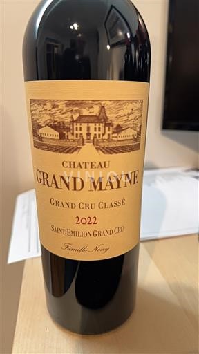 Burdeos Saint-Émilion Gran Cru Grand Cru Classé Château Grand Mayne 2022