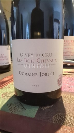 Burgundy Givry Premier Cru Domaine Joblot Les Bois Chevaux 2023