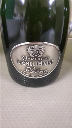 Champagne Ospecificerad Grand Cru Lionel Maine Platine Icke årgångsbetecknad