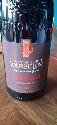 Rhônen laakso Gigondas Domaine Tourbillon Vieilles Vignes 2021