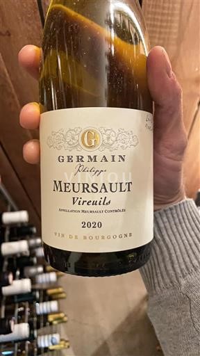 Burgundy Meursault Germain Philippe Les Viréuils 2020