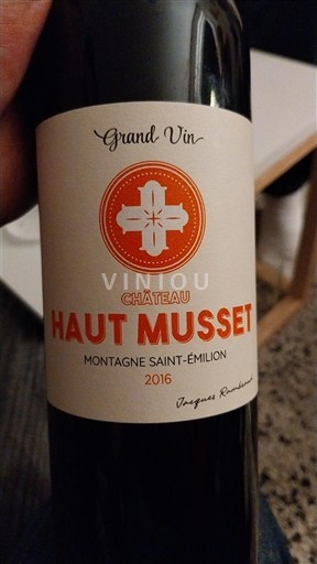 Bordeaux Montagne-saint-émilion Château Haut Musset 2016