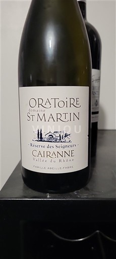 Valle del Ródano Cairanne Domaine Oratoire St Martin Réserve des Seigneurs 2023