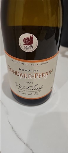 Bourgogne Viré-clessé Domaine Gondard-Perrin En Chatenay 2023