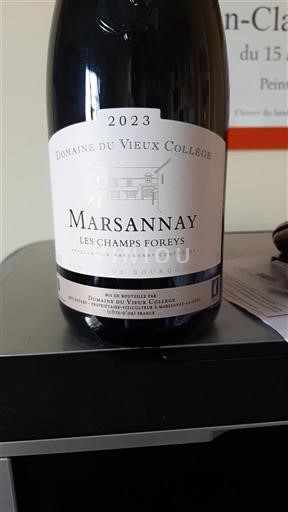 Borgonha Marsannay Domaine Vieux Collège Les Champs Foreys 2023