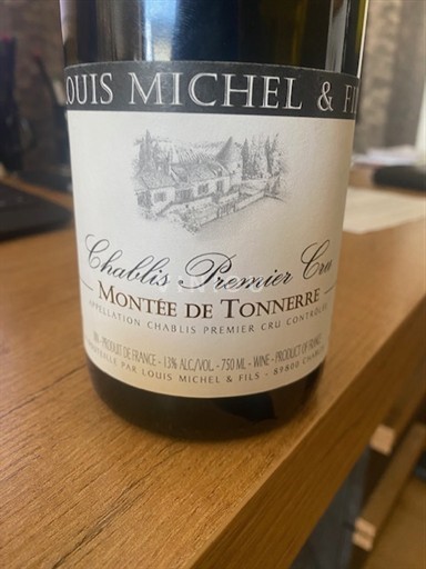 Burgundsko Chablis Premier Cru Premier Cru Louis Michel & Fils Montée de Tonnerre 2022