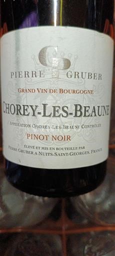 Bourgogne Chorey-lès-beaune Pierre Gruber 2017