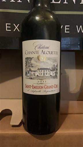 Bordeaux Saint-Émilion Grand Cru Grand Cru Château Chante Alouette 2011