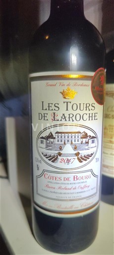 Bordeaux Côtes-de-bourg Les Tours de Laroche 2017