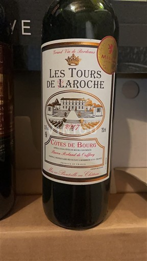 Bordéus Côtes-de-bourg Les Tours de Laroche 2017